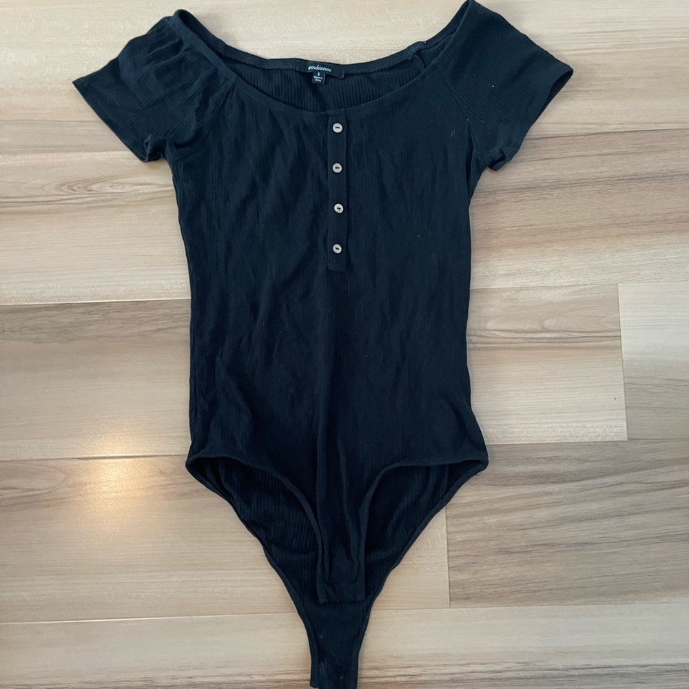 Faux Button up Bodysuit